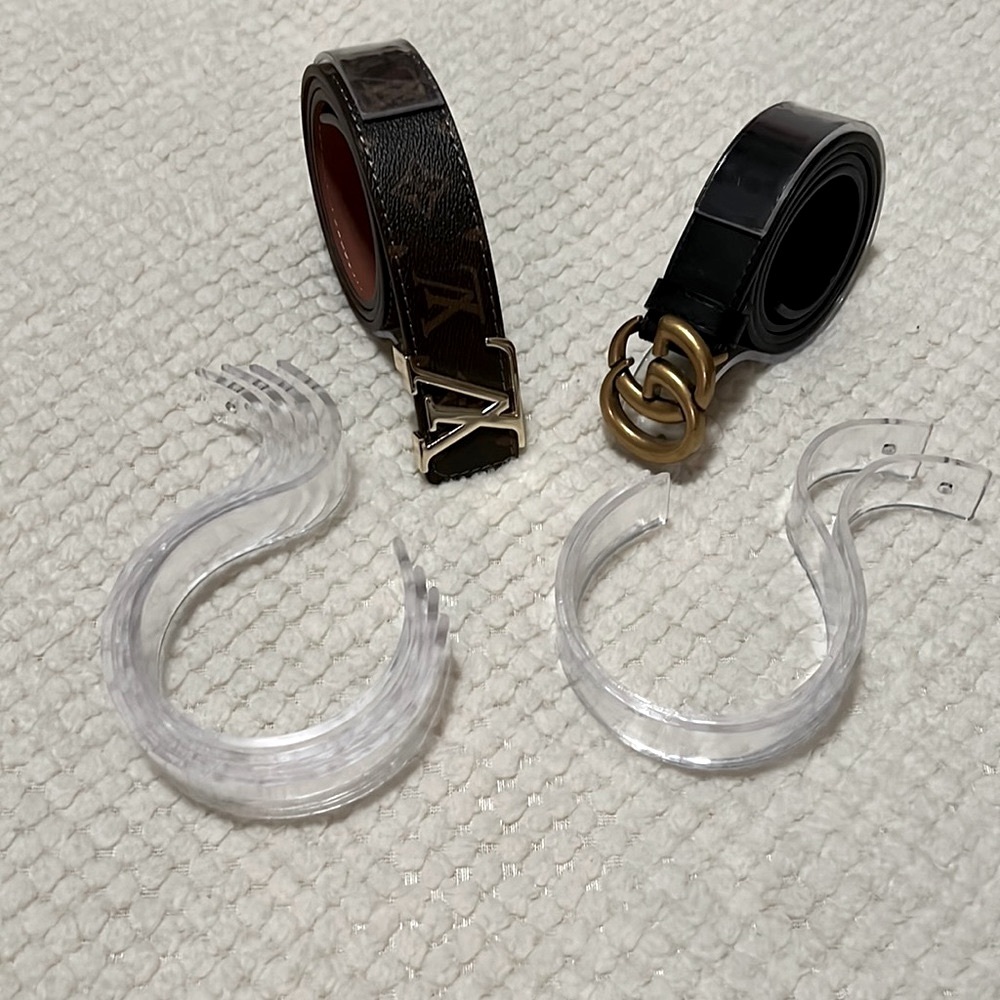 ❤️‍🔥✨Bundle of 6✨ Clear Acrylic Belt Display Stands/Belt Holder
